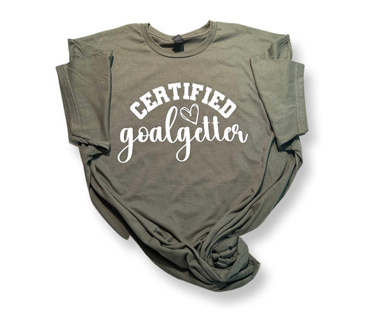 Army Green Certified Goalgether Graphic Tee