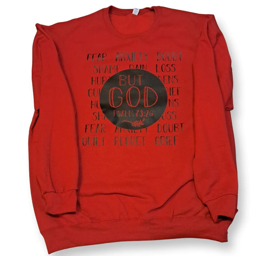 Red But God Sweatshirt