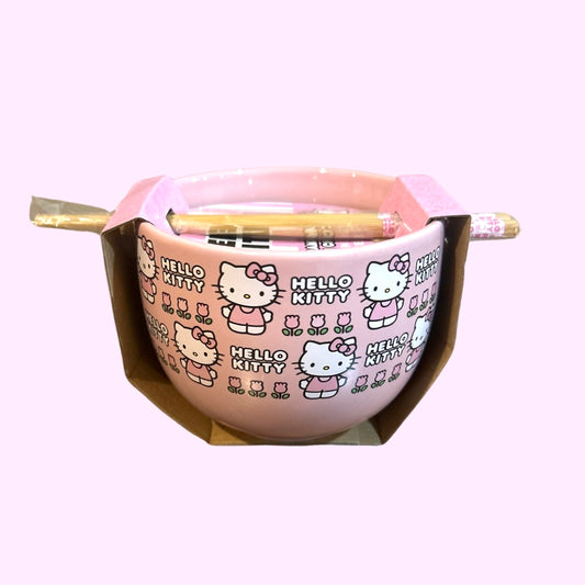 Light Pink Kitty Bowl Set