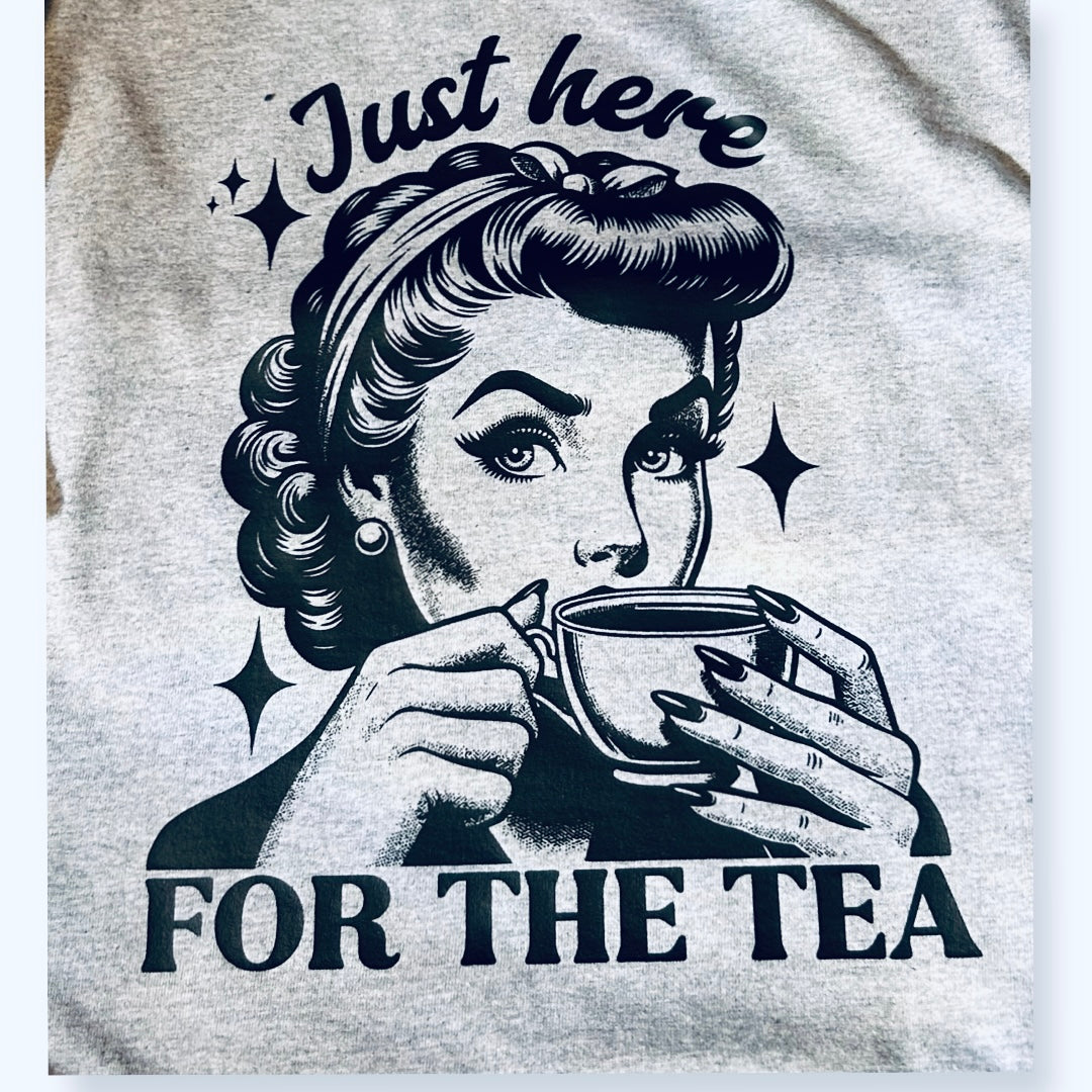 Heather Grey Just Here Graphic Tee