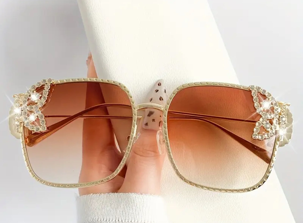 Butterfly Bling Sunglasses