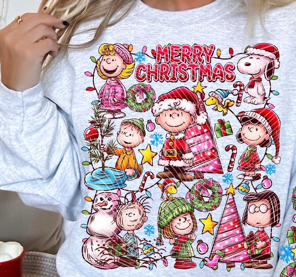 3X Green Merry Christmas Graphic Tee