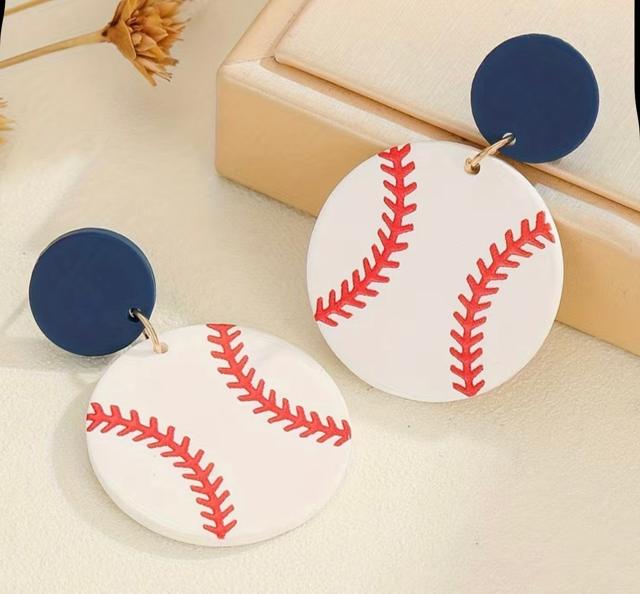 Baseball Earrings