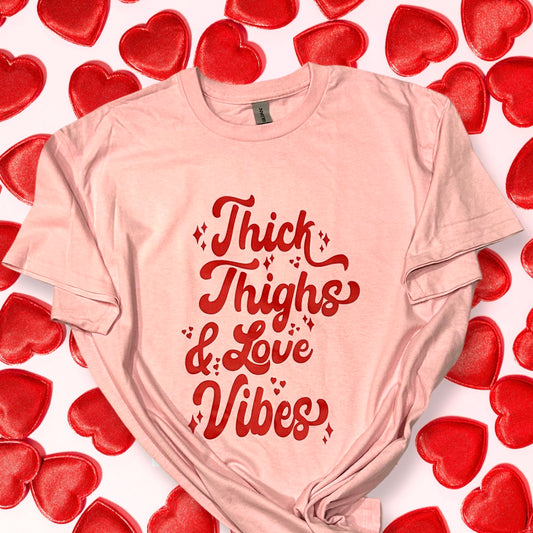 Light Pink Thick Thighs Graphic Tee