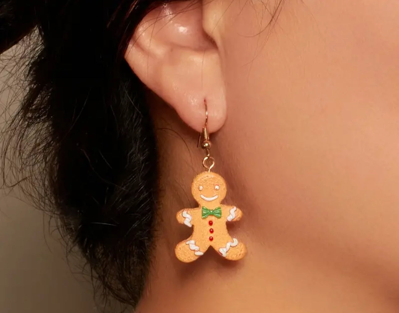 Gingerbread Earrings
