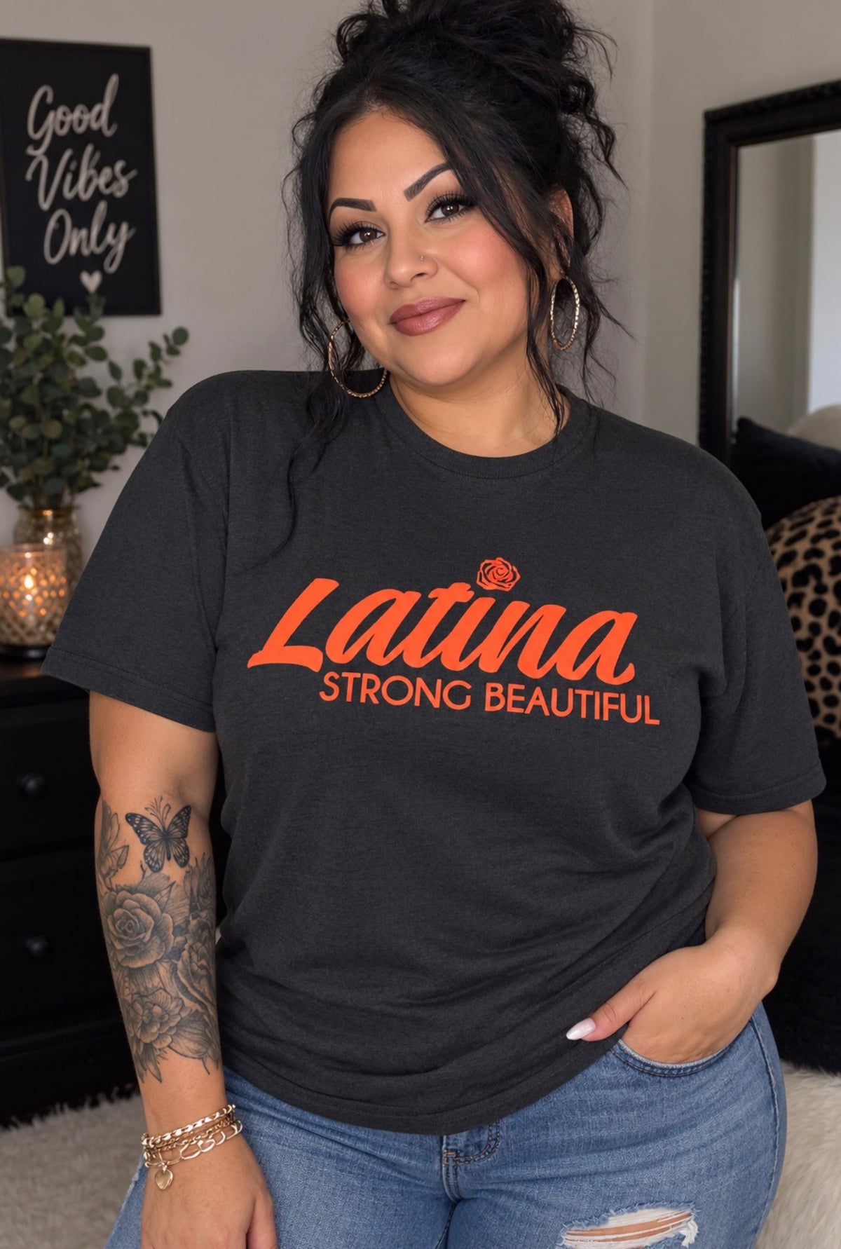 Black Latina Graphic Tee