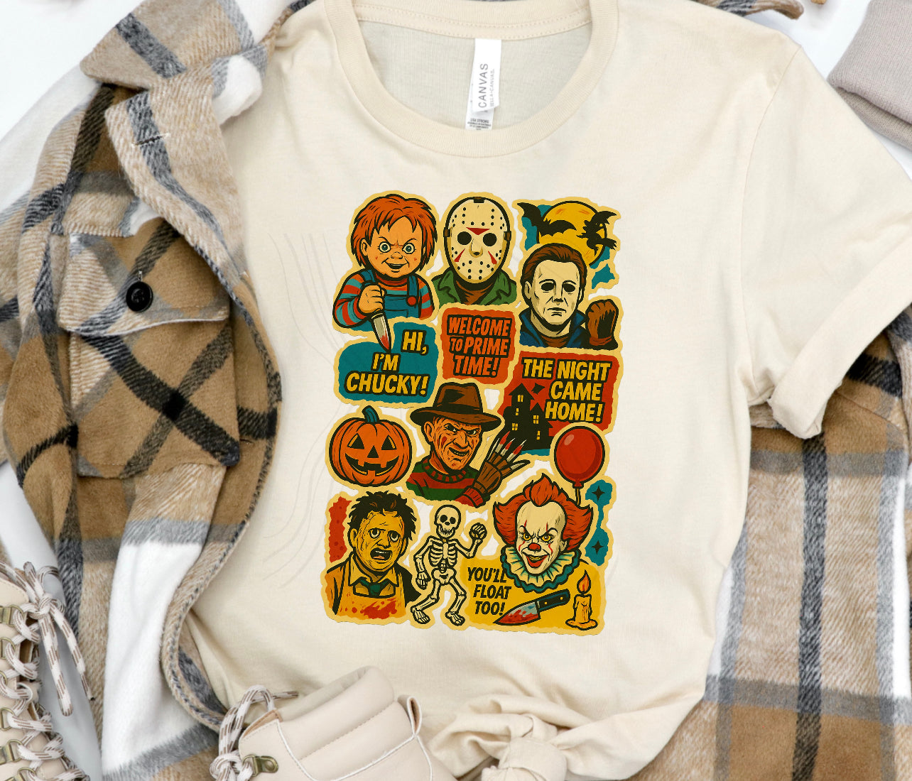 Baby Blue Medium You’ll Float Too Graphic Tee