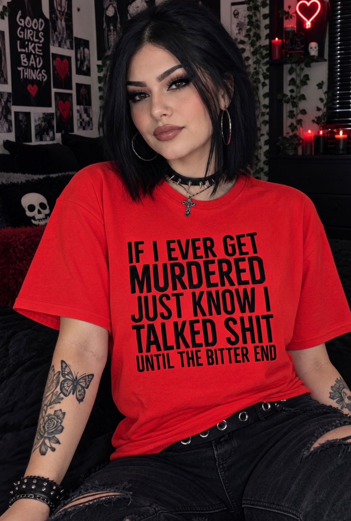 Red If I Ever Graphic Tee