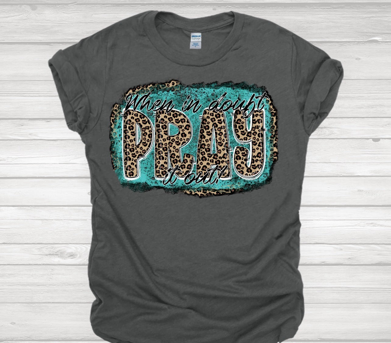 Black 3X Pray It Out Graphic Tee Preorder
