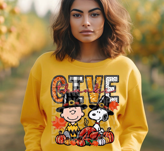 Olive Green Give 3X Graphic Tee (Preorder)