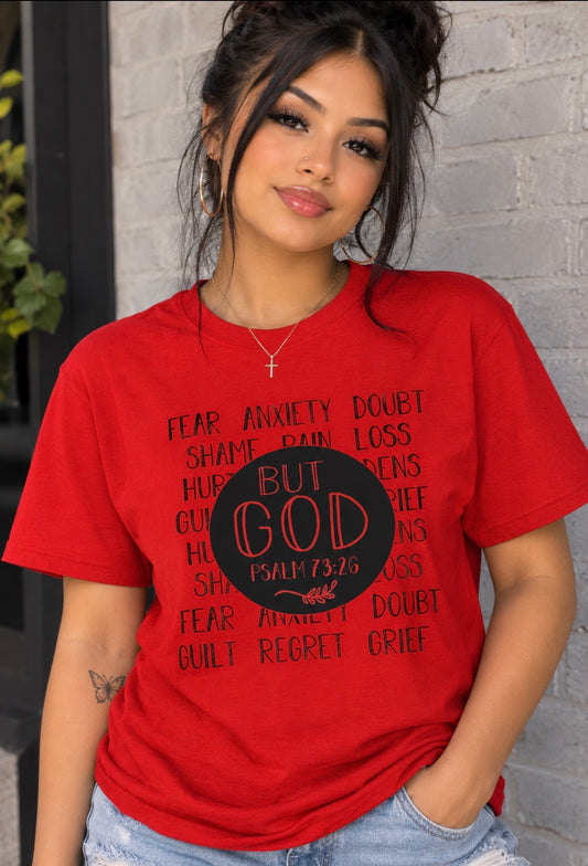 Red But God Graphic Tee