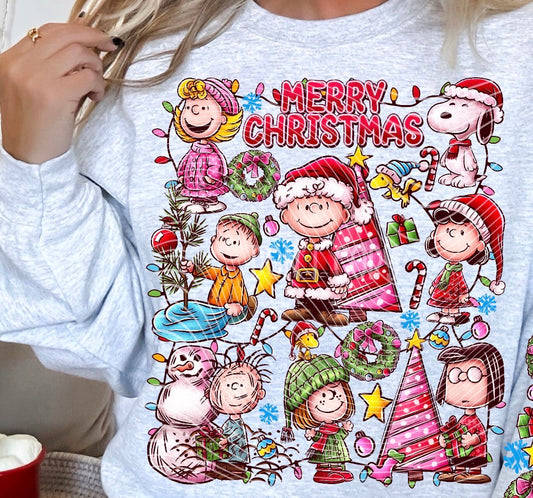 3X Green Merry Christmas Graphic Tee